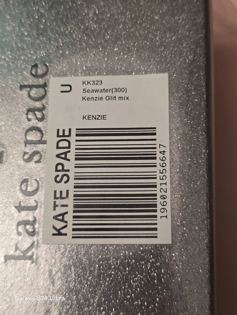 Kate Spade NY Kenzie Glitter Card Case NWT